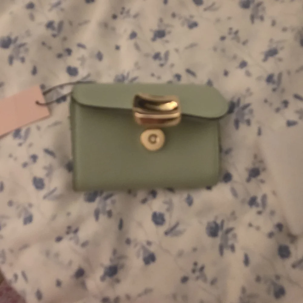 BCBGeneration Green Key & Card Holder with Gold Accent